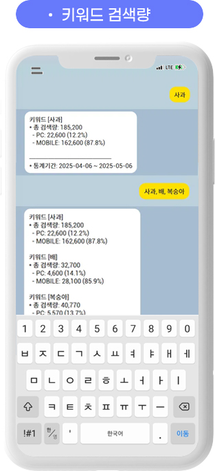 키워드 광고 데이터 분석 챗봇